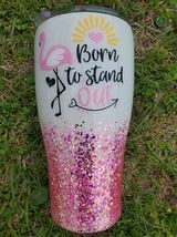 Load image into Gallery viewer, Born to Stand Out Flamingo Tumbler