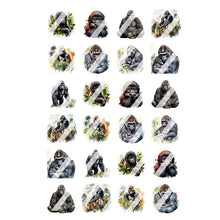 Load image into Gallery viewer, Gorilla Nail Art Decals - Waterslide Nail Decals