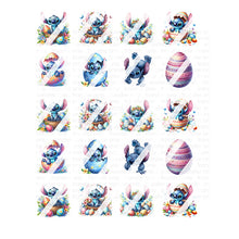 Load image into Gallery viewer, Easter Eggs Nail Art Decals- Waterslide Nail Decals