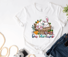Load image into Gallery viewer, On the Hunt Easter Day Bunny Ready To Press Sublimation Transfer