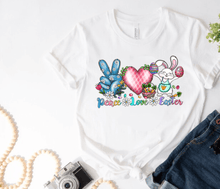 Load image into Gallery viewer, Peace Love Easter Easter Day Bunny Ready To Press Sublimation Transfer