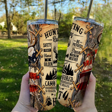 Load image into Gallery viewer, Hunting Rule Camo Hunt Tumbler