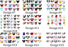 Load image into Gallery viewer, Cartoon Design #2 Waterslide Nail Art Decals