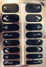 Load image into Gallery viewer, Halloween Skeleton #2 Nail Polish Wraps - Nail Polish Strips