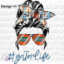 Load image into Gallery viewer, Team Mom life, Sport Mom, Sport Team Mom Life Ready To Press Sublimation Transfer