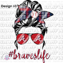 Load image into Gallery viewer, Team Mom life, Sport Mom, Sport Team Mom Life Ready To Press Sublimation Transfer