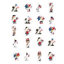 Load image into Gallery viewer, Cartoon Holiday Nail Art Decals - Waterslide Nail Decals