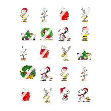 Load image into Gallery viewer, Cartoon Holiday Nail Art Decals - Waterslide Nail Decals