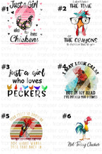Load image into Gallery viewer, Rooster/Chicken Waterslide Decals