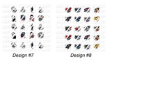 Load image into Gallery viewer, Halloween, Horror Nail Art Decals - Waterslide Nail Decals