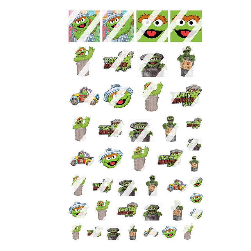 Cartoon Nail Art Decals - Waterslide Nail Decals