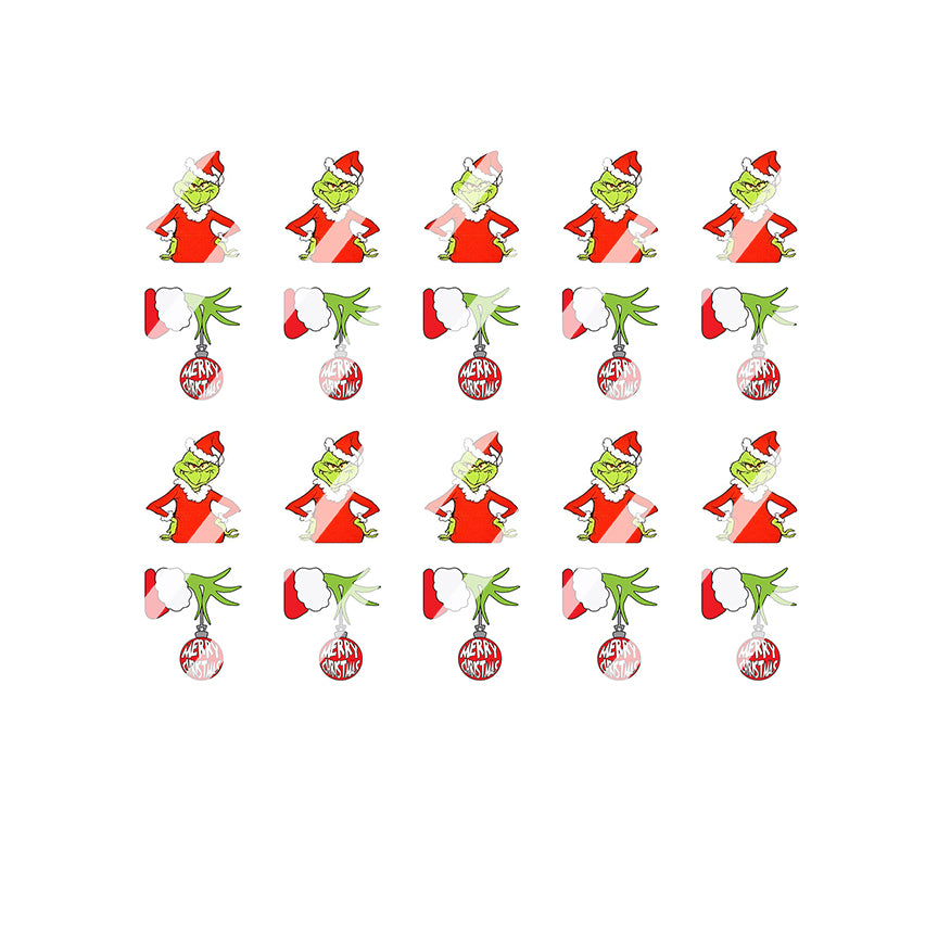 Cartoon Nail Art Decals - Waterslide Nail Decals - Design #7