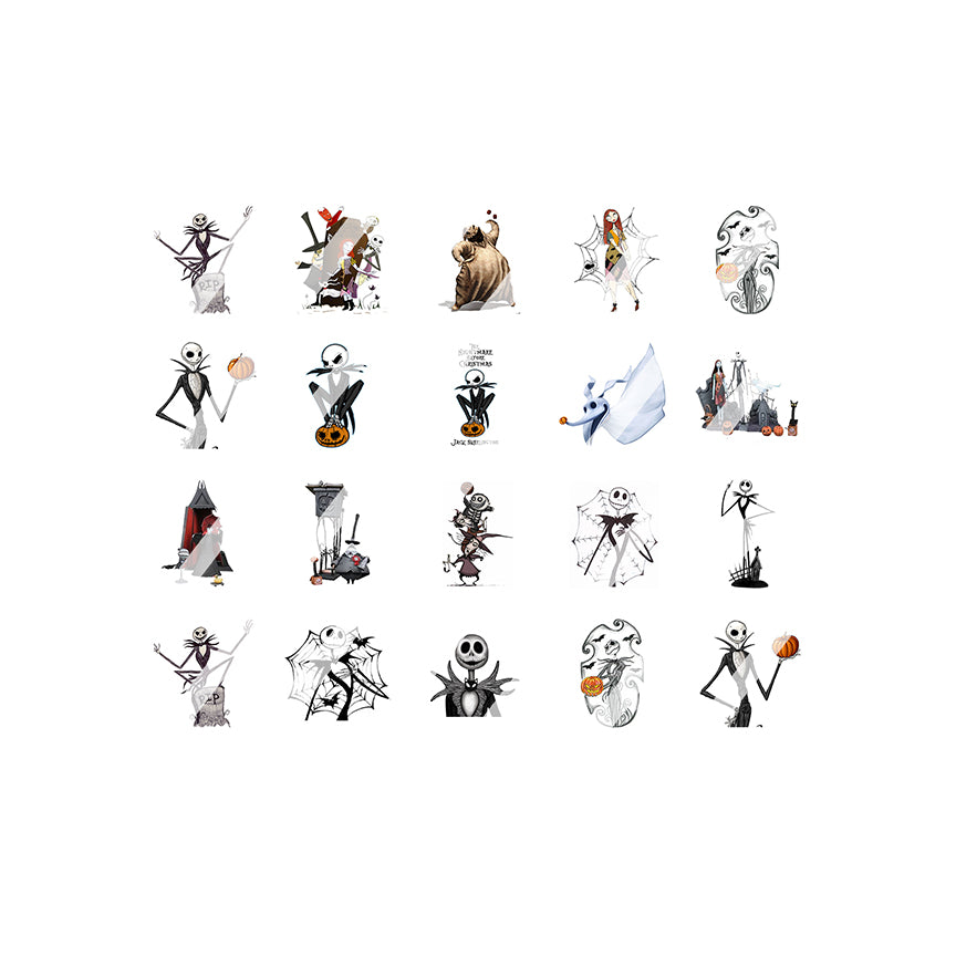 Cartoon Nail Art Decals - Waterslide Nail Decals - Design #4