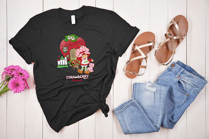 Cartoon Strawberry  Shirt