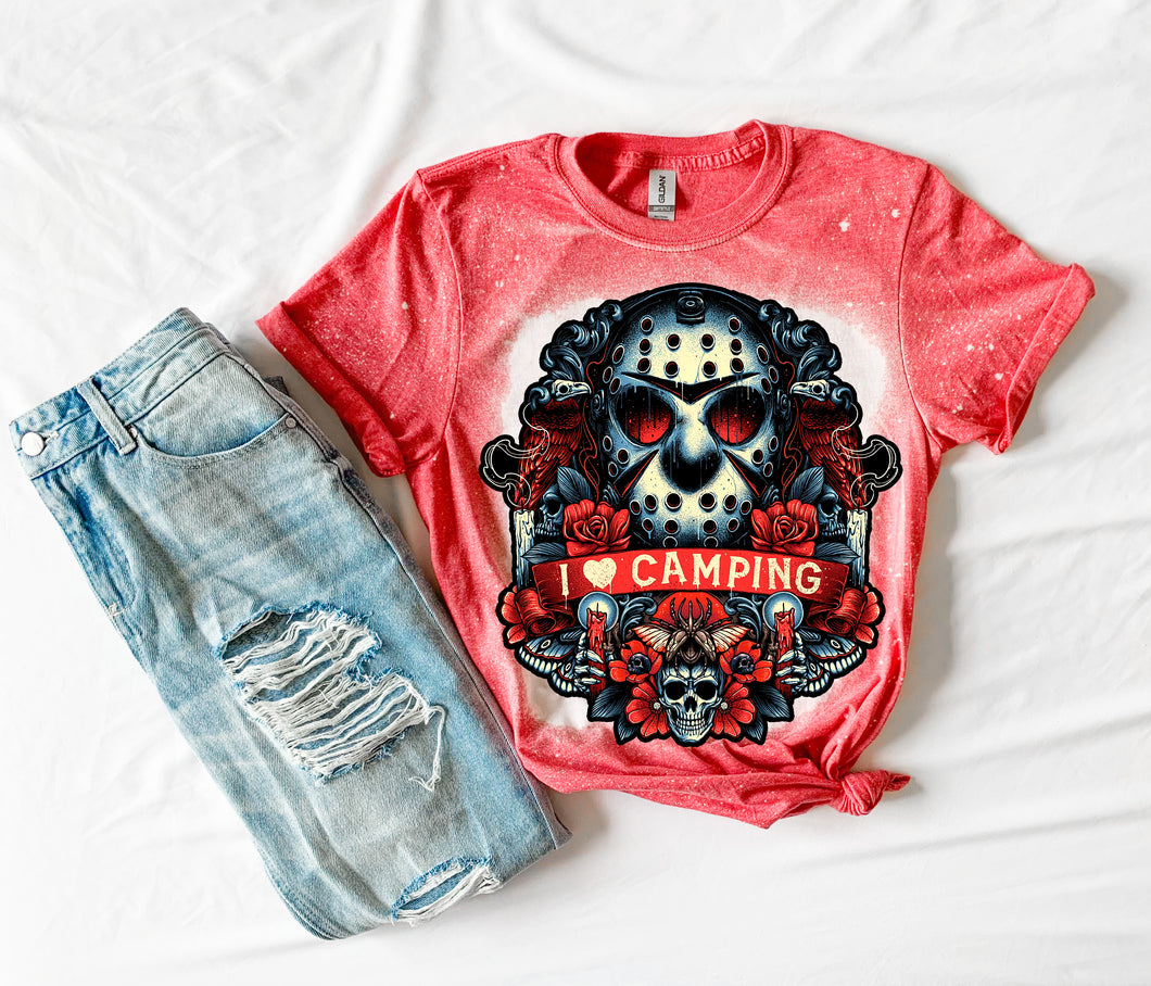 Halloween I Love Camping Shirt