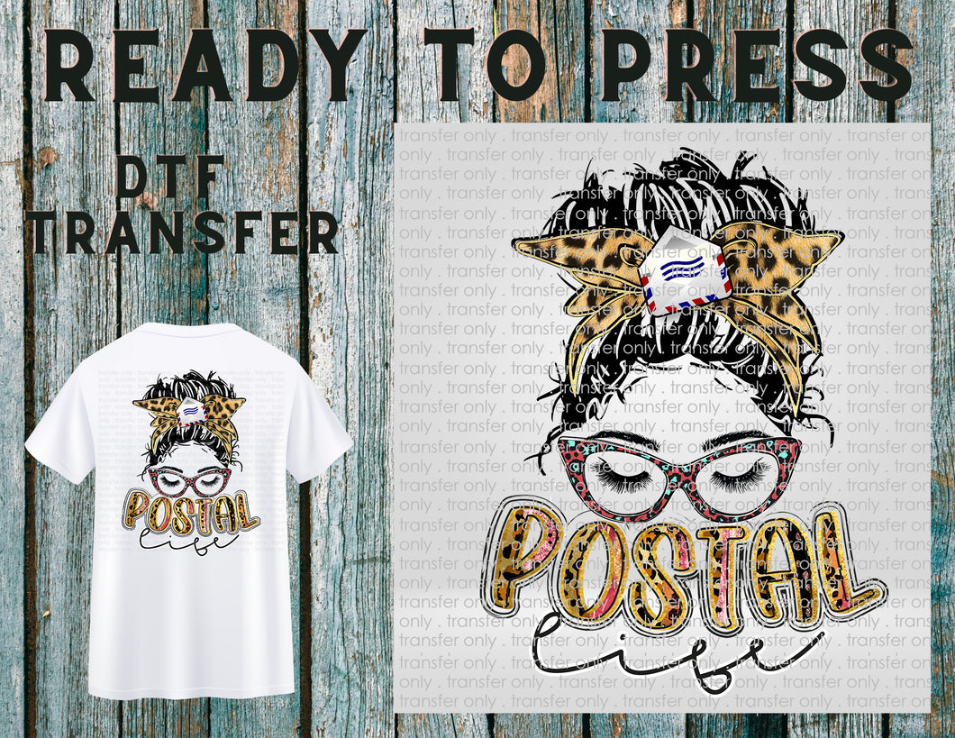 Postal Life Ready To Press DTF Transfer