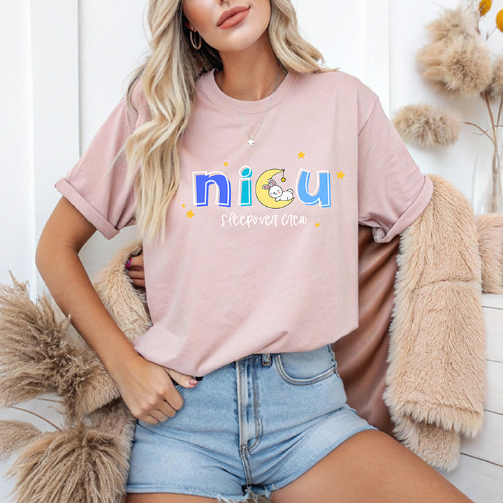 NICU Sleepover Crew Nurse Shirt