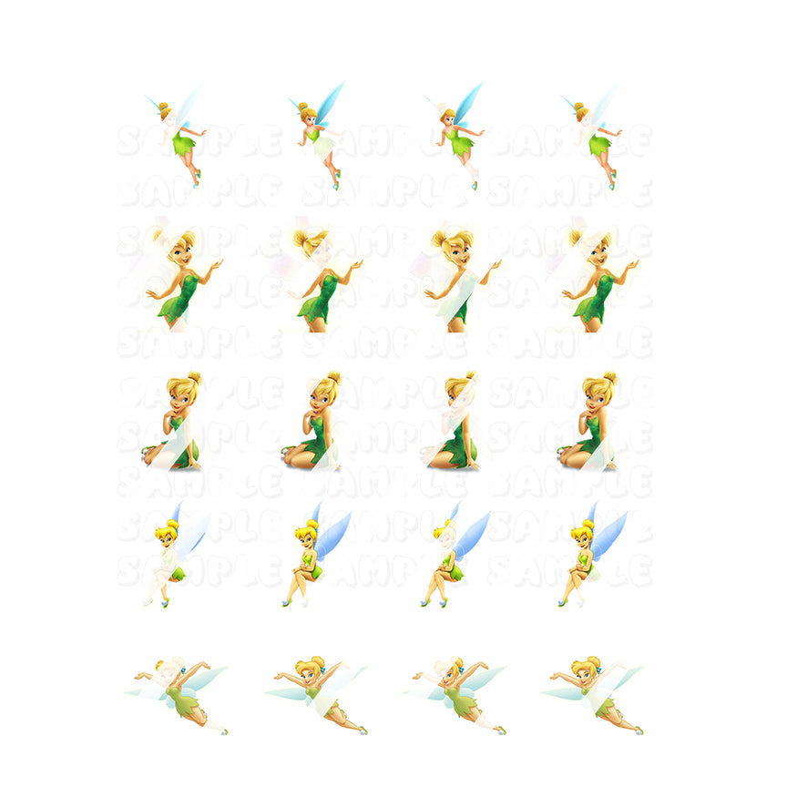Fairy Nail Art Decals - Waterslide Nail Decals