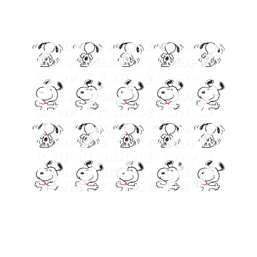 cartoon Nail Art Decals - Waterslide Nail Decals