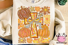 Load image into Gallery viewer, Brushstroke Autumn Christian Ready To Press Sublimation Transfer
