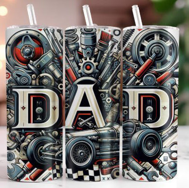 Dad Tumbler - Insulated Stainless Steel 20 oz. Skinny Tumbler