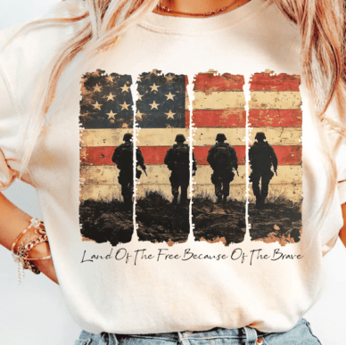 Land of the Free,4th of July Patriotic Shirt