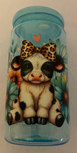 Load image into Gallery viewer, Cow 16oz plastic can cup tumbler
