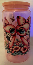 Load image into Gallery viewer, Flamingo 16oz plastic can cup tumbler
