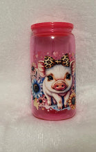 Load image into Gallery viewer, Pig 16oz plastic can cup tumbler
