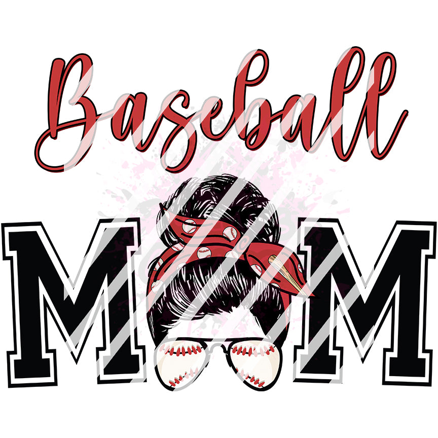 Baseball Mom Ready To Press Sublimation Transfer