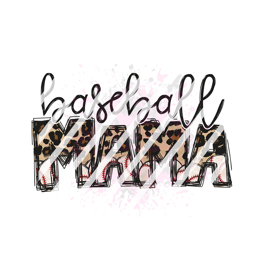 Baseball Mama Ready To Press Sublimation Transfer