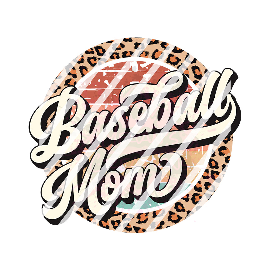 Baseball Mom Ready To Press Sublimation Transfer - Design #2