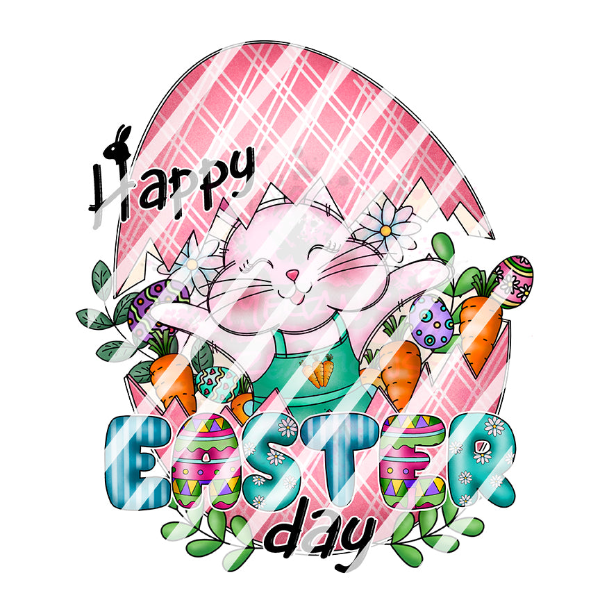 Happy Easter Ready To Press Sublimation Transfer