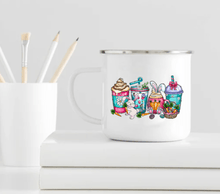 Load image into Gallery viewer, Coffee Easter Bunny Ready To Press Sublimation Transfer
