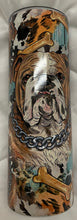 Load image into Gallery viewer, Western English Bulldog Tumbler with Straw and Lid
