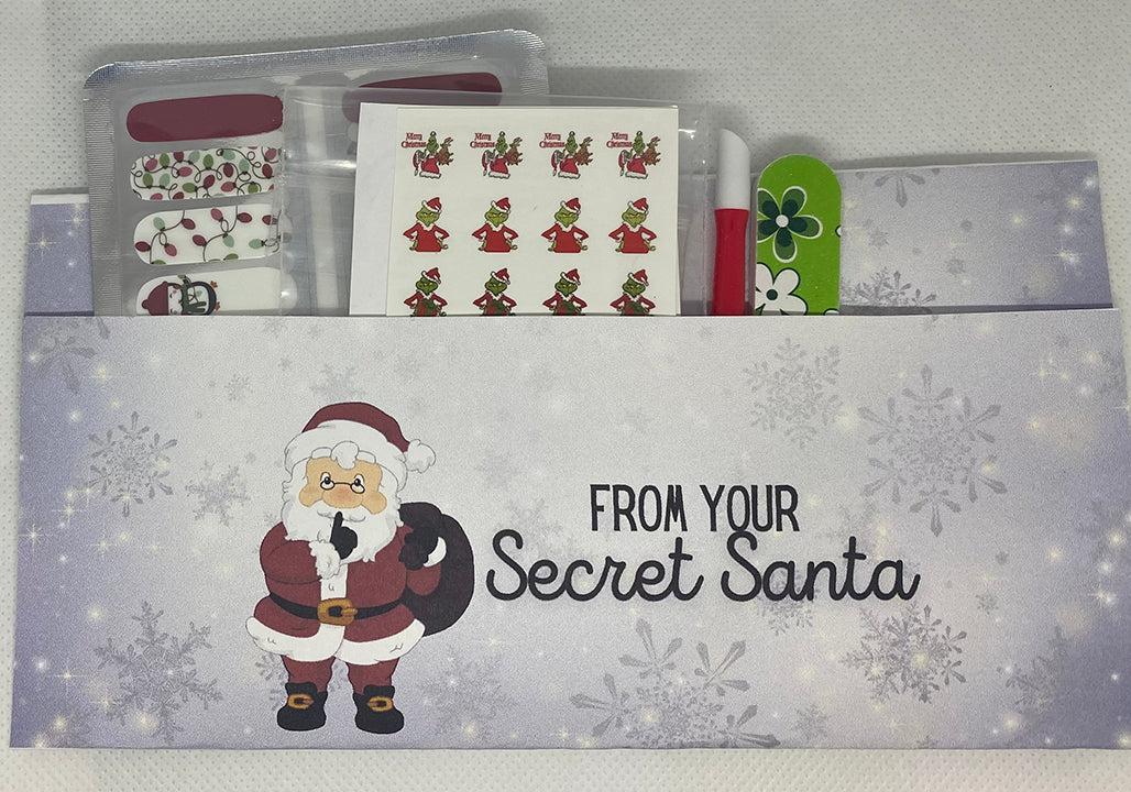 Christmas Nail Wraps Gift Sets - Secret Santa - stocking stuffer