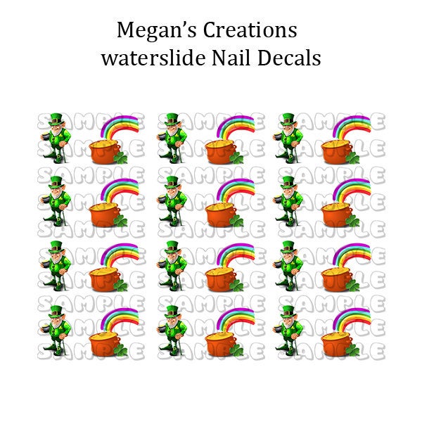 St. Patrick's Day SP101 Nail Art Decals