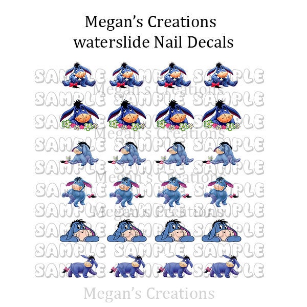 Cartoon Design #WTP1 Nail Art Decals