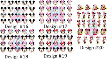 Load image into Gallery viewer, Cartoon Design #2 Waterslide Nail Art Decals
