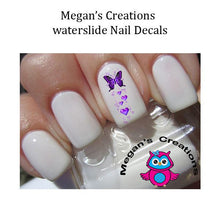 Load image into Gallery viewer, Butterfly Hearts Design BU101  Nail Art Decals
