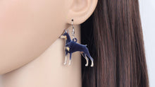 Load image into Gallery viewer, Doberman Pinscher Acrylic Earrings
