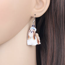 Load image into Gallery viewer, Shih Tzu Acrylic Earrings
