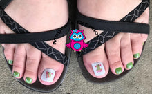 Load image into Gallery viewer, Breast Cancer Awareness Frogs Nail Art Decals
