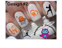 Load image into Gallery viewer, Basketball Nail Art Decals
