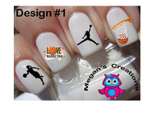 Load image into Gallery viewer, Basketball Nail Art Decals
