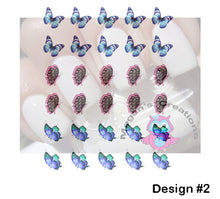 Load image into Gallery viewer, Butterfly  Nail Art Decals
