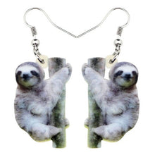 Load image into Gallery viewer, Acrylic Sloth Earrings
