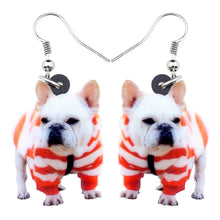 Load image into Gallery viewer, Cute French Bulldog Earrings
