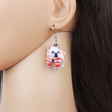 Load image into Gallery viewer, Cute French Bulldog Earrings
