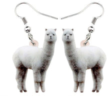 Load image into Gallery viewer, Sweet Alpaca Llama Acrylic Earrings
